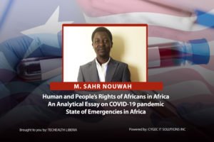 Read more about the article Human and People’s Rights of Africans in Africa – An analytical Essay on COVID-19 Pandemic State of Emergencies in Africa.